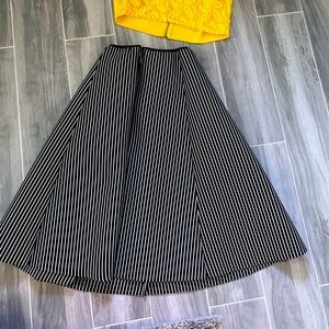 Full black and white skirt
